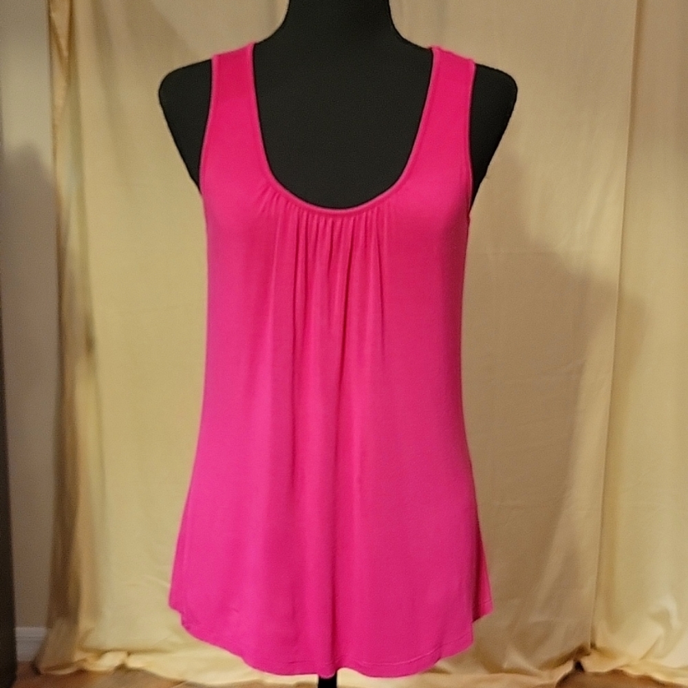 Vintage "Y2K" IZOD Fuchsia Flowy Tank Top Size S/P